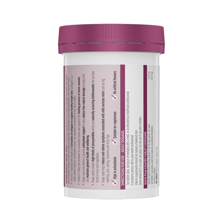 Swisse Beauty Grape Seed 180 Tablets