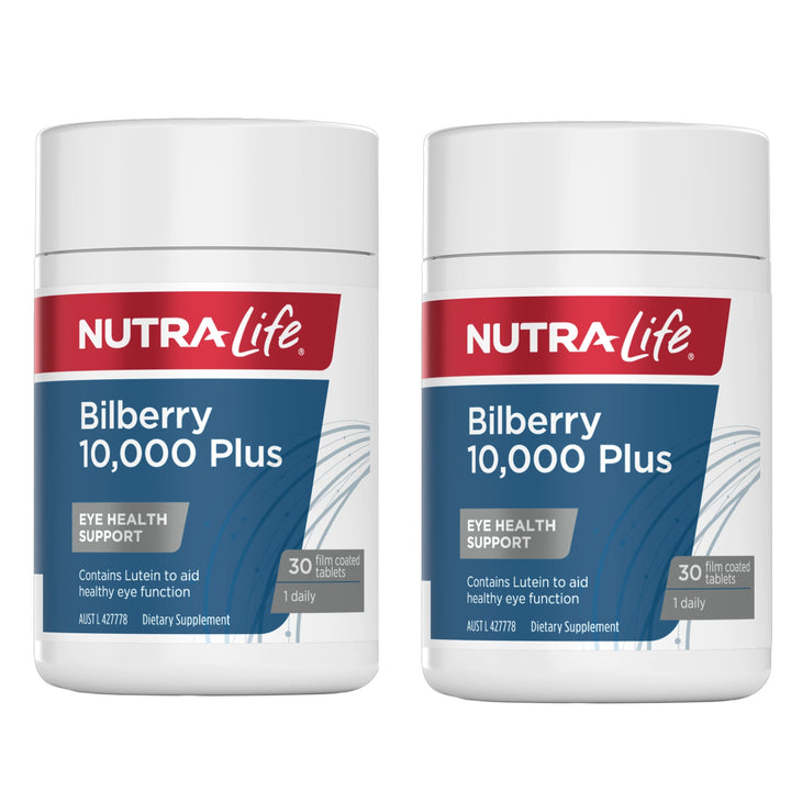 Nutra-Life BILBERRY 10,000 PLUS 30s