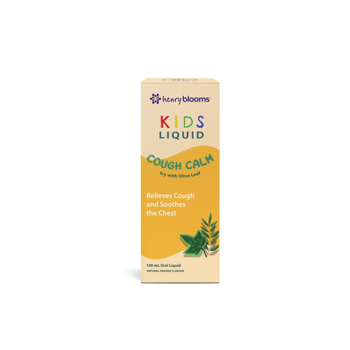 Henry Blooms Kids Liquid Cough Calm Ivy With Olive Leaf 100 mL