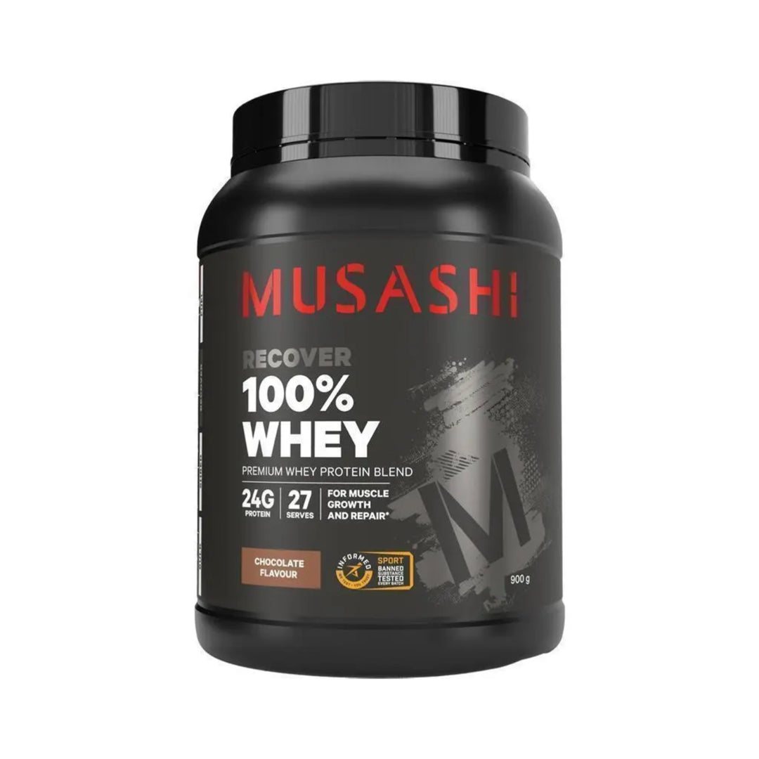 Musashi 100% Whey Protein Powder Chocolate 900g