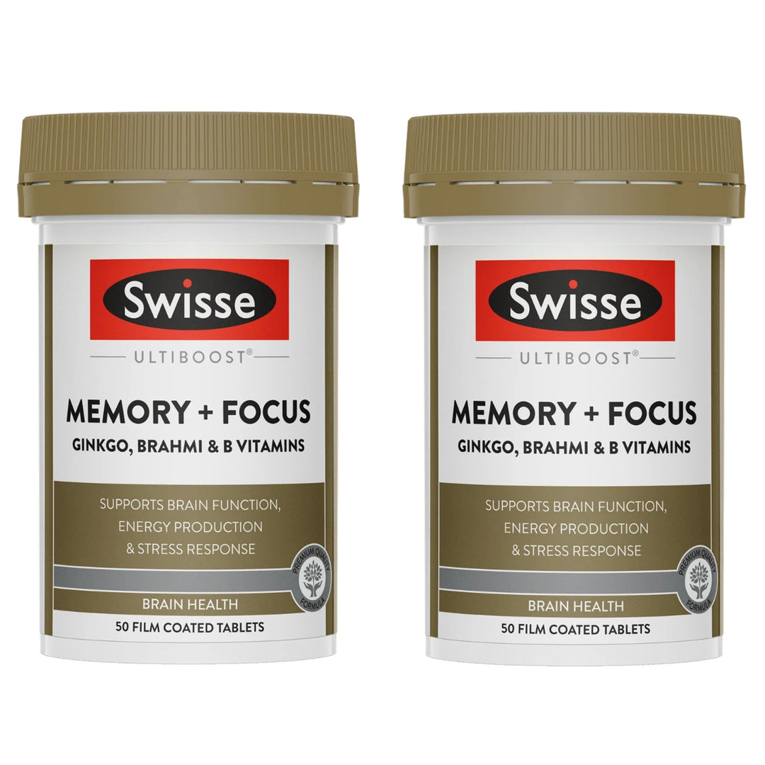 Swisse Ultiboost Memory + Focus 50 Tablets