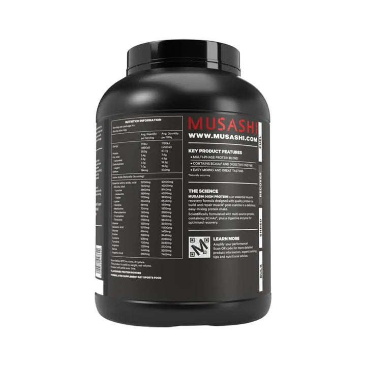 Musashi High Protein Powder Vanilla 2kg