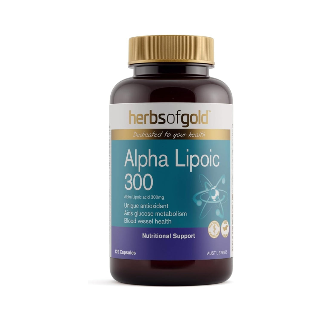 Herbs of Gold Alpha Lipoic 300 120 Capsules