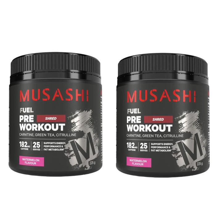 Musashi Pre Workout Shred Watermelon 225g
