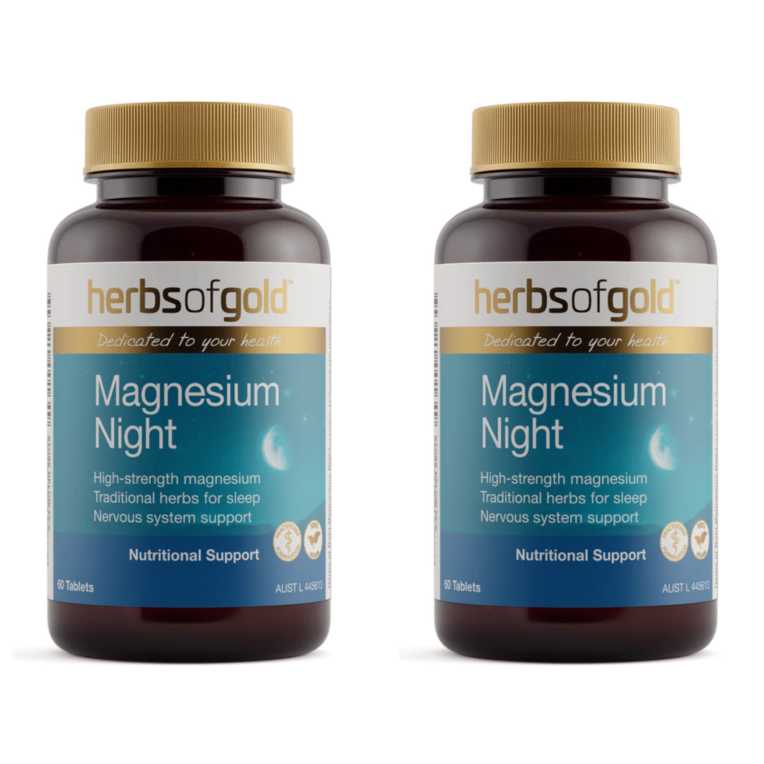 Herbs of Gold Magnesium Night 60 Tablets