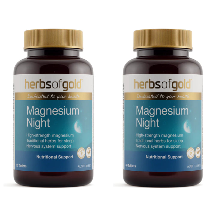 Herbs of Gold Magnesium Night 60 Tablets