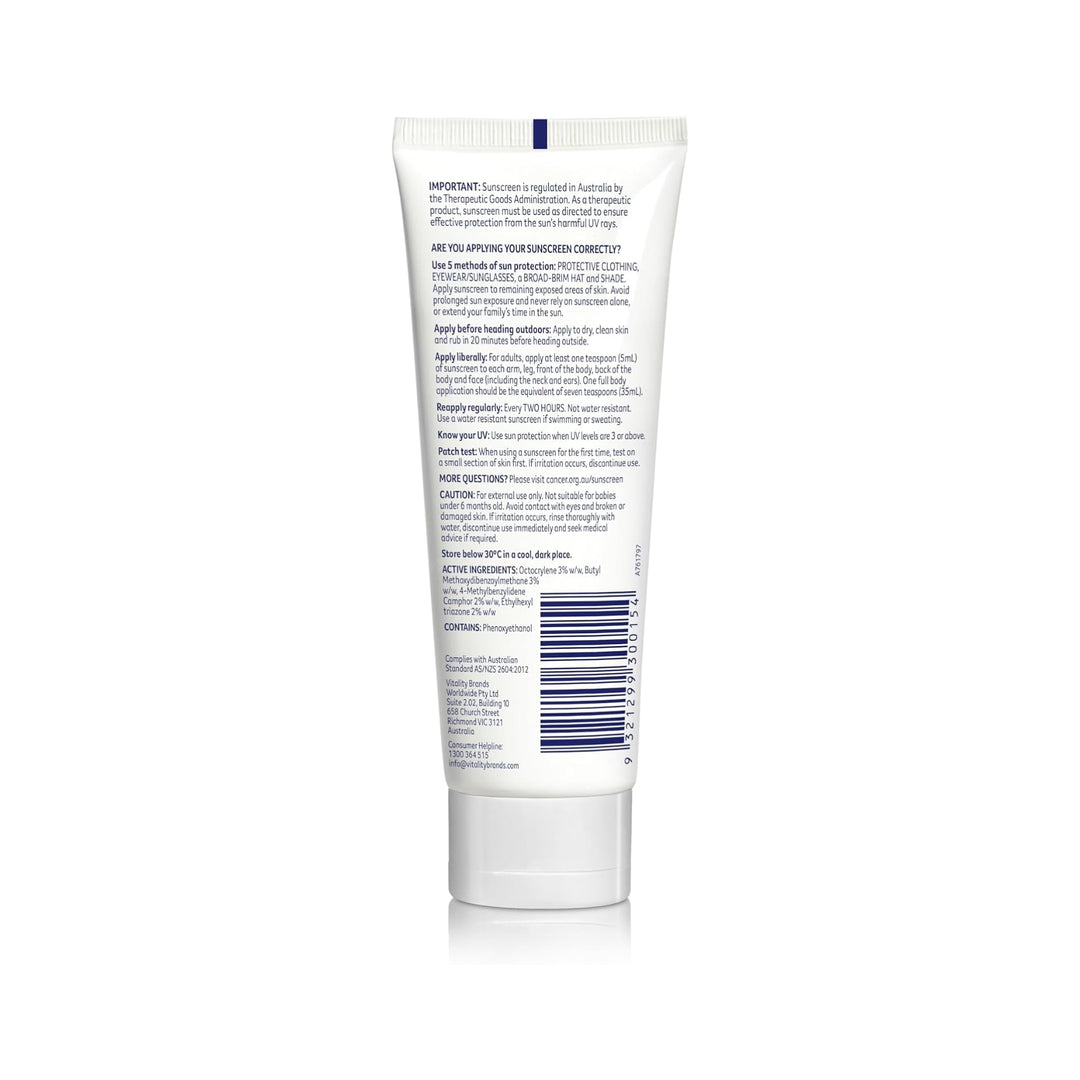 Cancer Council 粉色面部及身体保湿防晒霜 SPF50+ 75ml