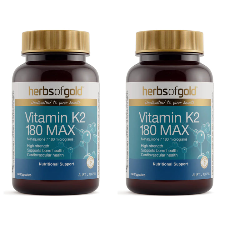 Herbs of Gold Vitamin K2 180 MAX 60 Capsules