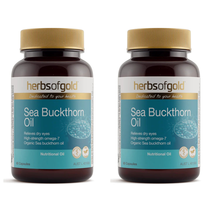 Herbs of Gold Sea Buckthorn Oil 60 Capsules