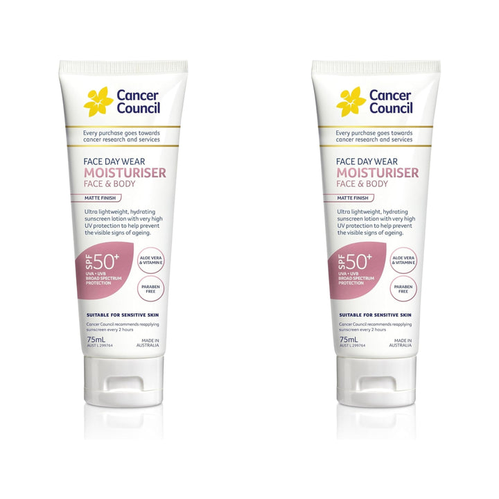 Cancer Council 粉色面部及身体保湿防晒霜 SPF50+ 75ml