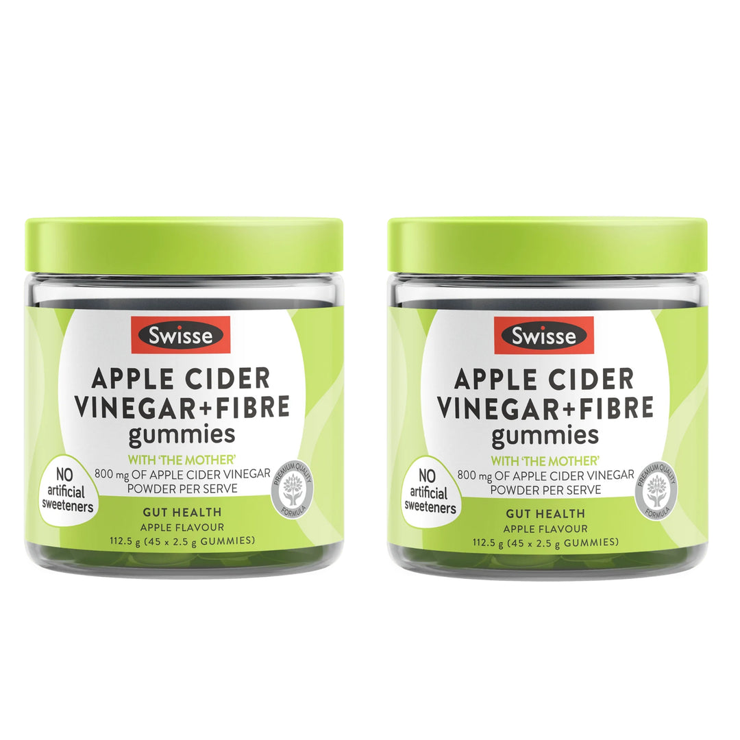 Swisse Apple Cider Vinegar + Fibre Gummies 45 Pack