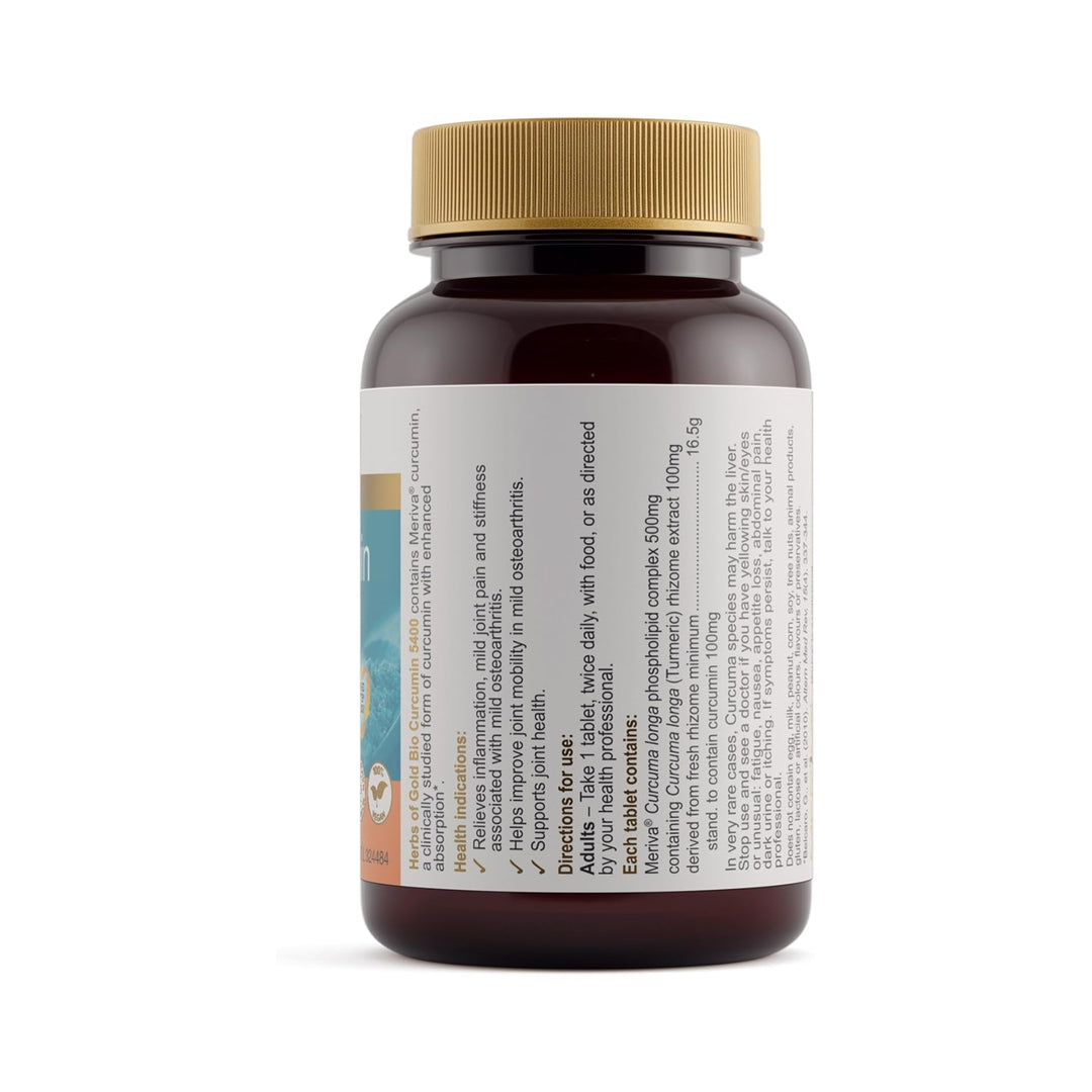 Herbs of Gold Bio Curcumin 5400 30 Tablets