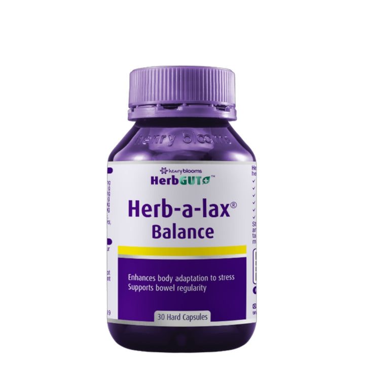 Henry Blooms HerbGut + Herb-A-Lax Balance 30 Capsules
