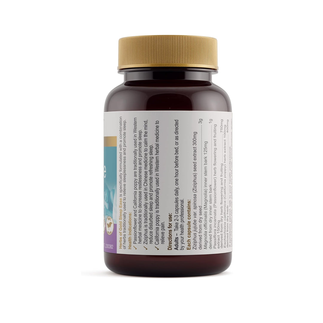Herbs of Gold Sleep Ease 30 Capsules