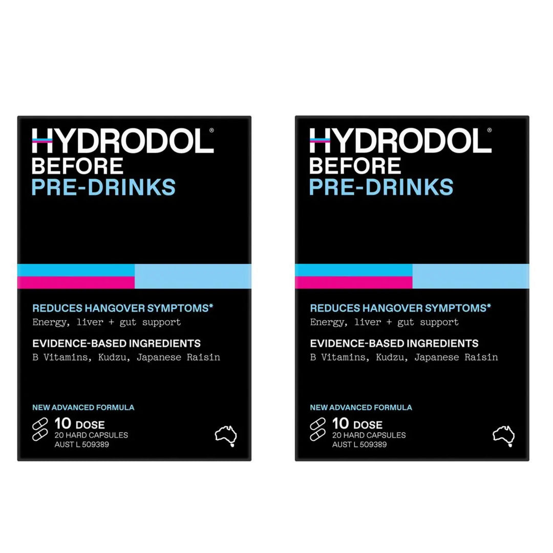 Hydrodol 饮酒前补充剂 10次用量 20粒胶囊