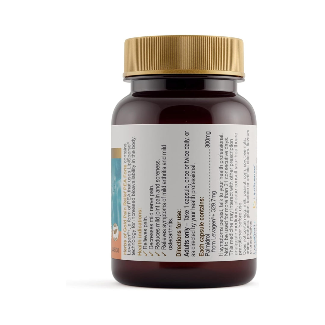 Herbs of Gold Pain Relief PEA Forte 21 Capsules