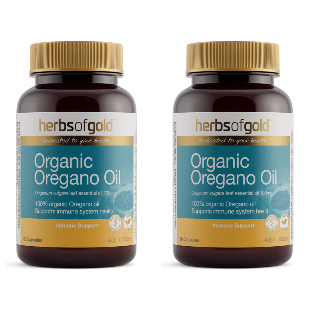 Herbs of Gold Organic Oregano Oil 60 Capsules