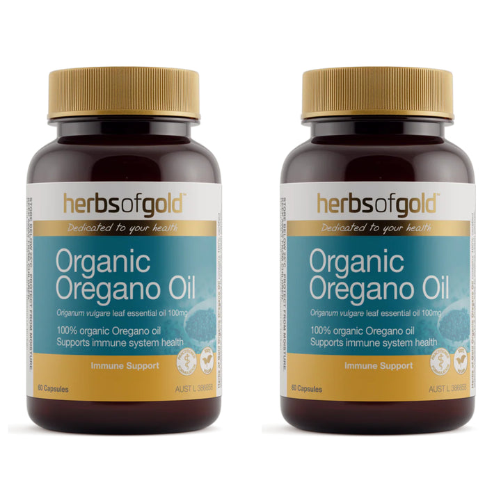 Herbs of Gold Organic Oregano Oil 60 Capsules
