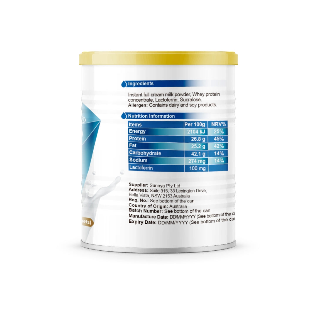 Neurio Formulated Milk Powder with Lactoferrin – Blue Diamond Edition 60g