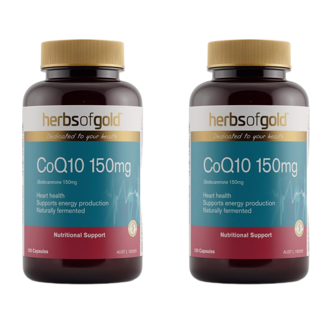 Herbs of Gold CoQ10 150mg 120 Capsules
