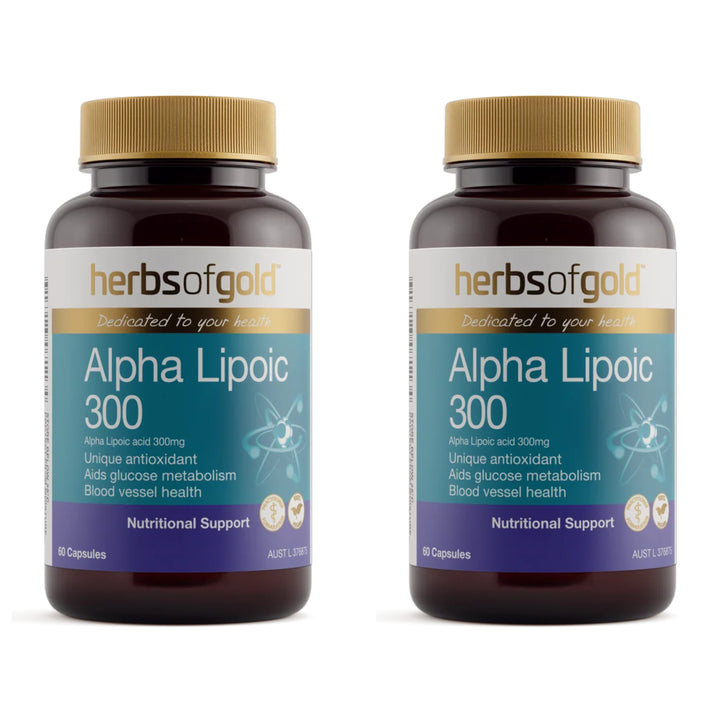 Herbs of Gold Alpha Lipoic 300 60 Capsules