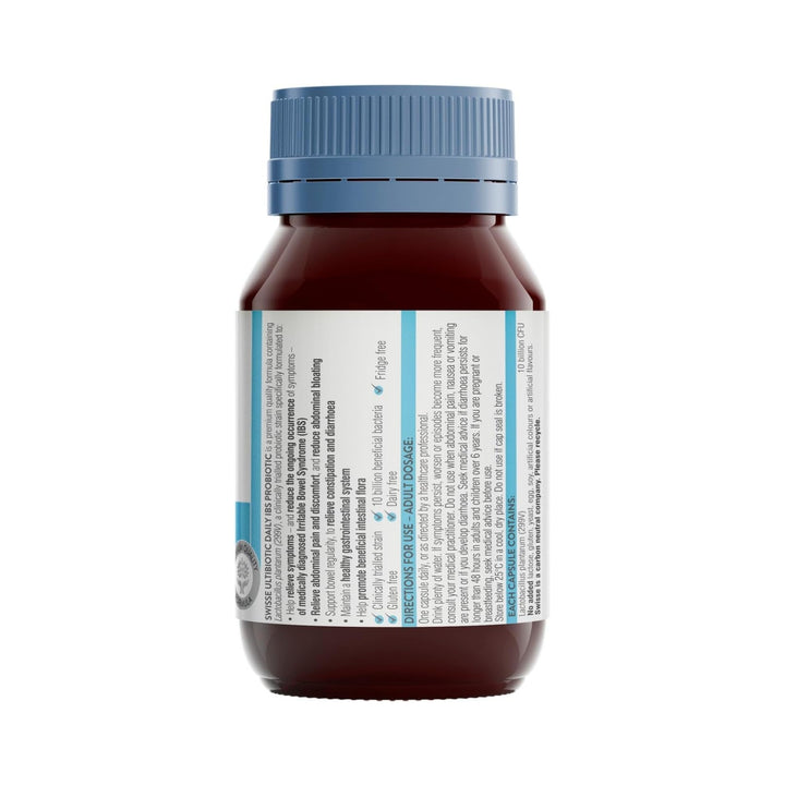 Swisse Ultibiotic Daily IBS Probiotic 30 Capsules