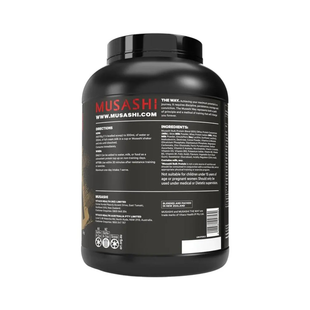 Musashi Bulk Protein Powder Chocolate 2kg