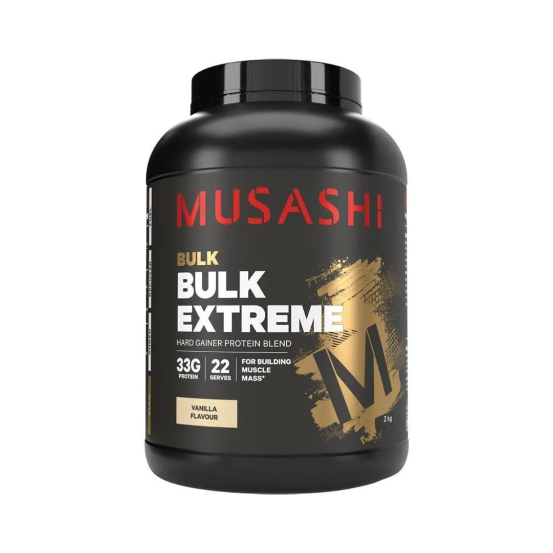 Musashi Bulk Extreme Protein Powder Vanilla 2kg