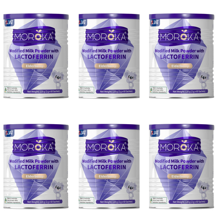 莫洛卡（Moroka）乳铁蛋白接骨木莓配方奶粉 120克
