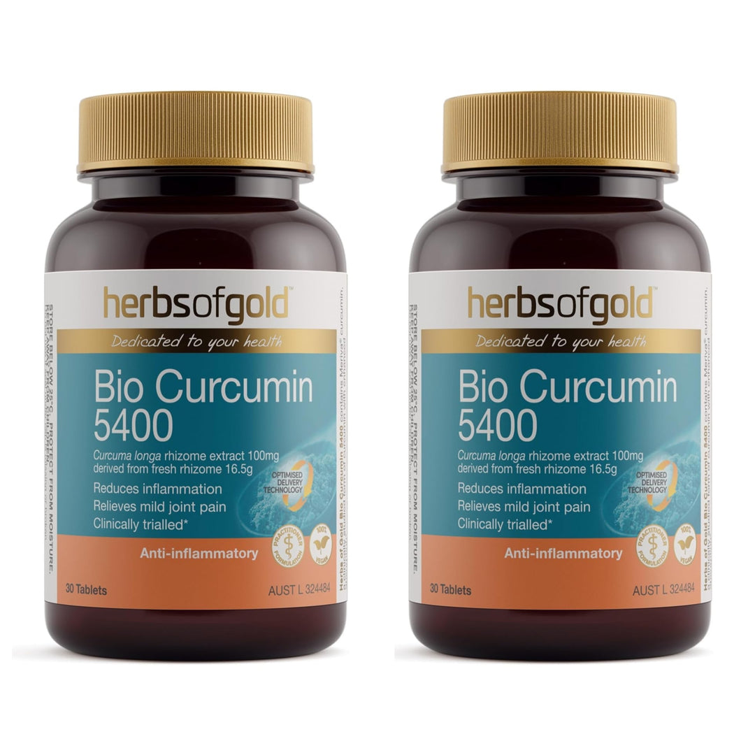 Herbs of Gold Bio Curcumin 5400 30 Tablets