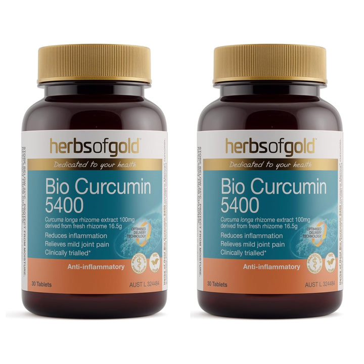 Herbs of Gold Bio Curcumin 5400 30 Tablets