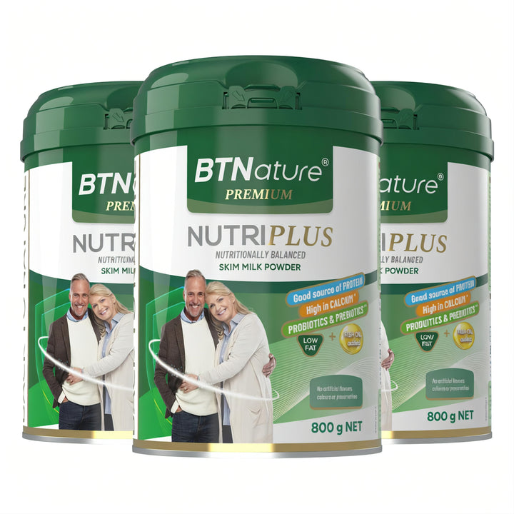 BTNature® 优级 Nutriplus 营养均衡脱脂奶粉 800克