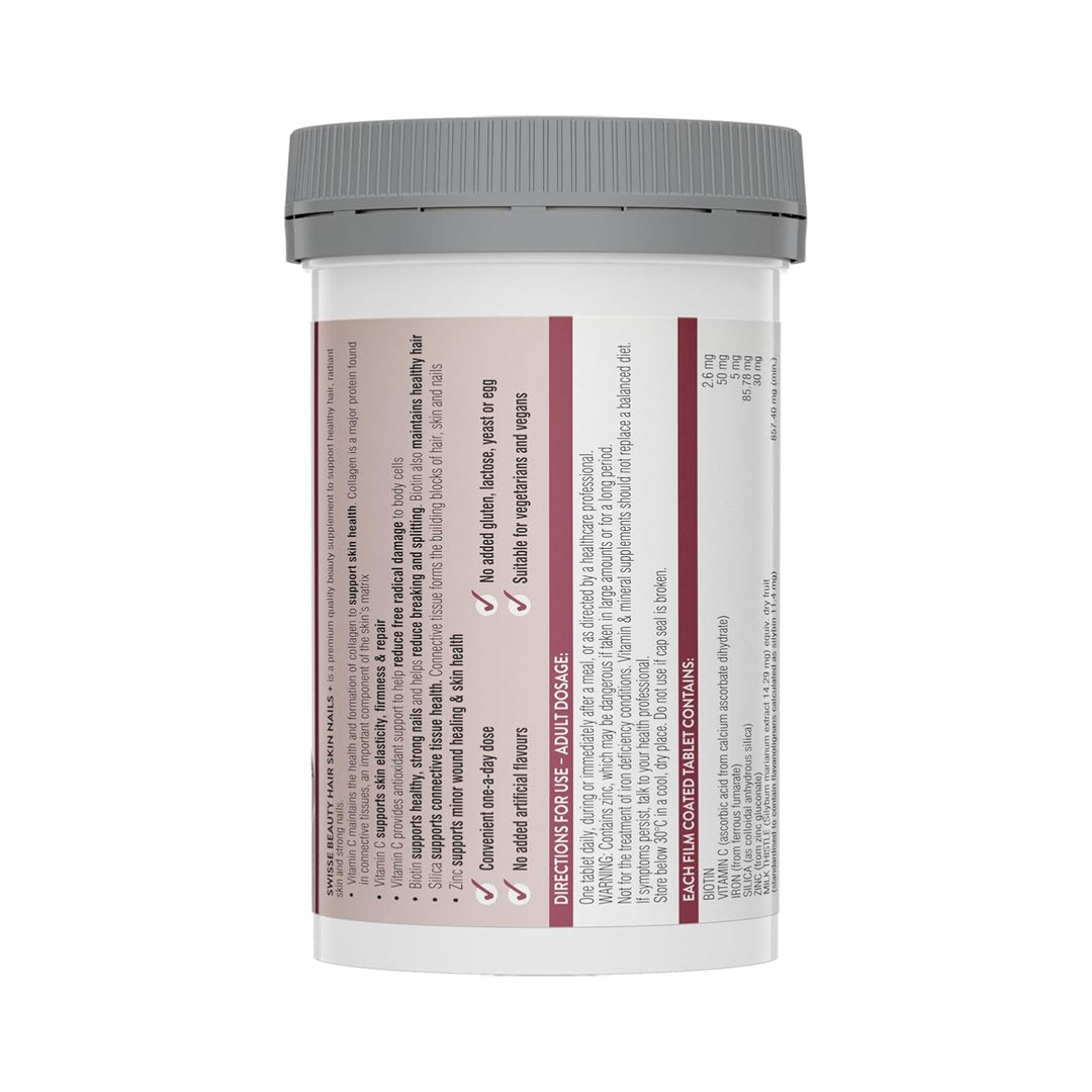 Swisse Beauty Hair Skin Nails+ 100 Tablets