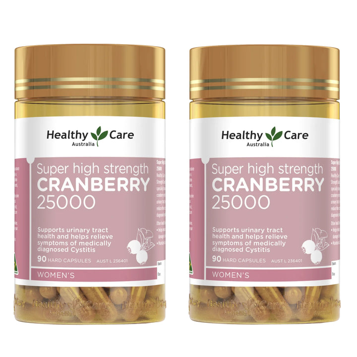 Healthy Care Super High Strength Cranberry 25000 90 Capsules