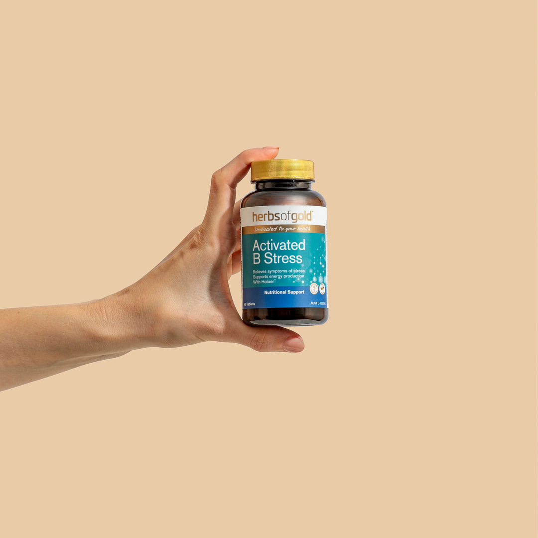 Herbs of Gold Activated B Stress 60 Tablets