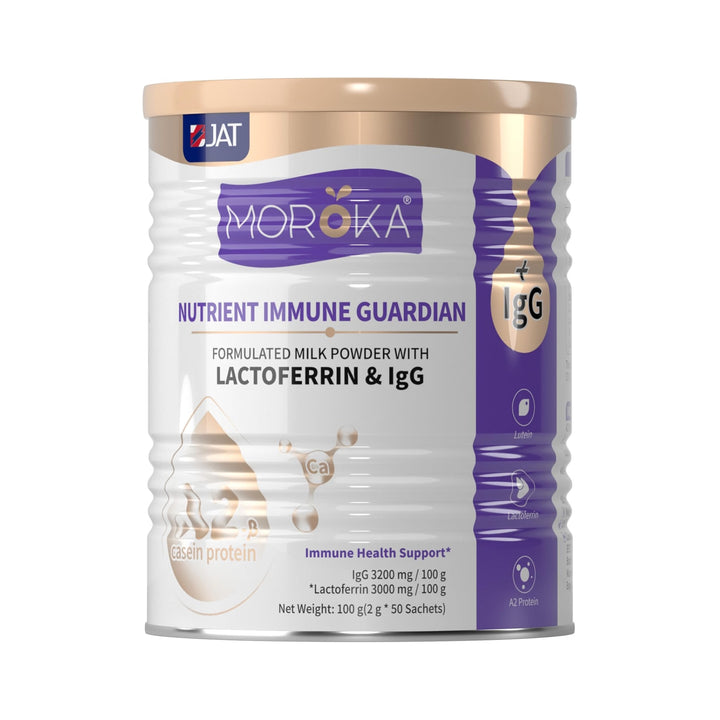 Moroka Nutrient Immune Guardian Formulated Milk Powder with Lactoferrin &amp; IgG 100 g
