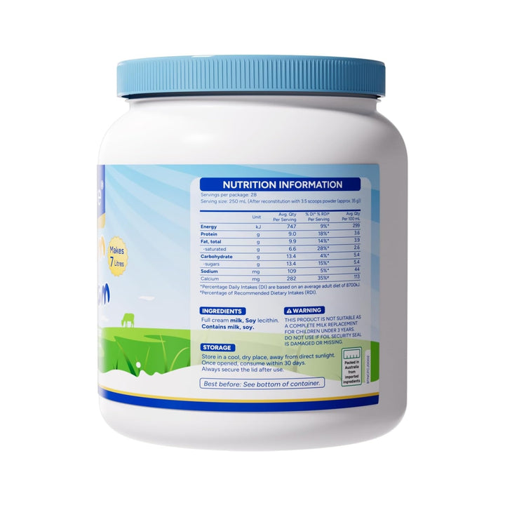 BTNature® Blue One™ Premium Full Cream Instant Milk Powder 1 kg
