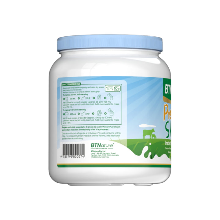 BTNature® Premium Skim Instant Milk Powder 1 kg