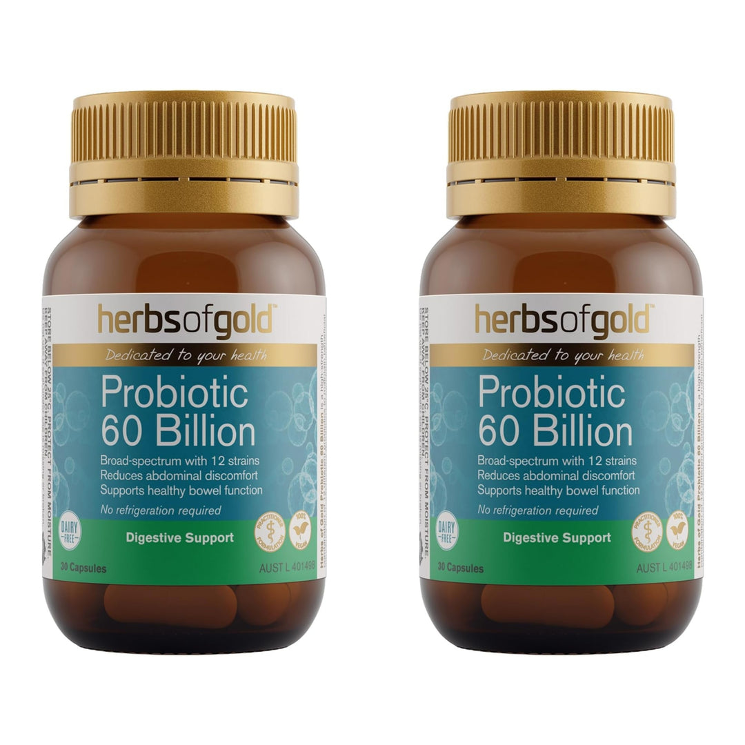 Herbs of Gold Probiotic 60 Billion 30 Capsules