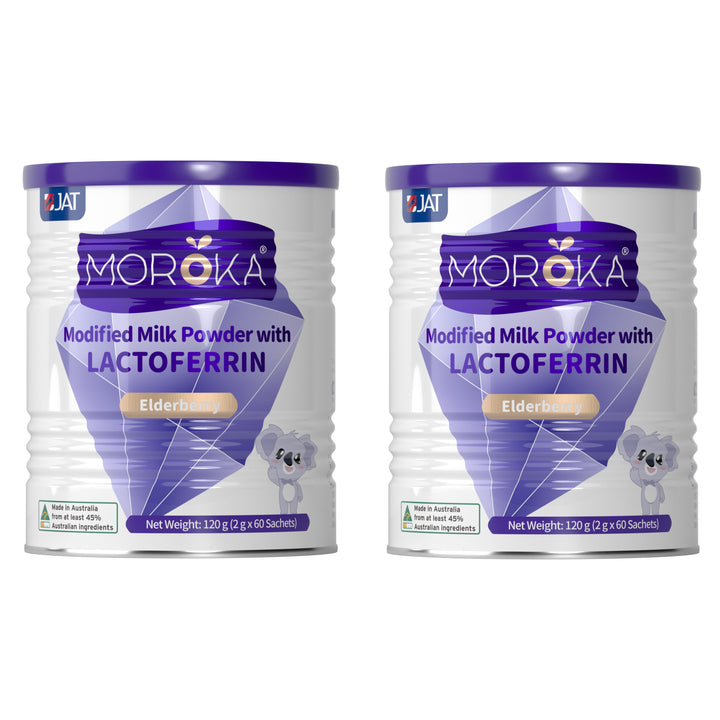 Moroka Modified Milk Powder with Lactoferrin Elderberry 120 g