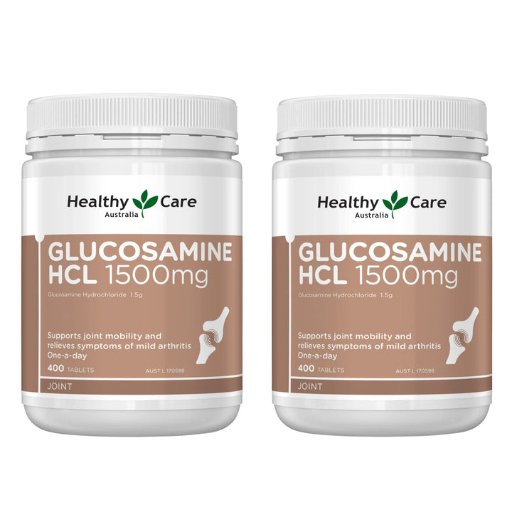Healthy Care Glucosamine HCL 1500mg 400 Tablets
