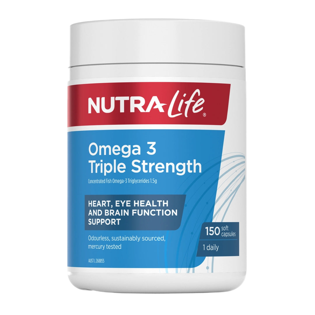 Nutra-Life Omega 3 Triple Strength 150caps