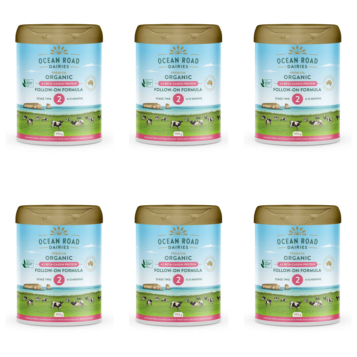 Ocean Road Dairies Organic A2 Protein Stage 2 Follow-On Formula 900g