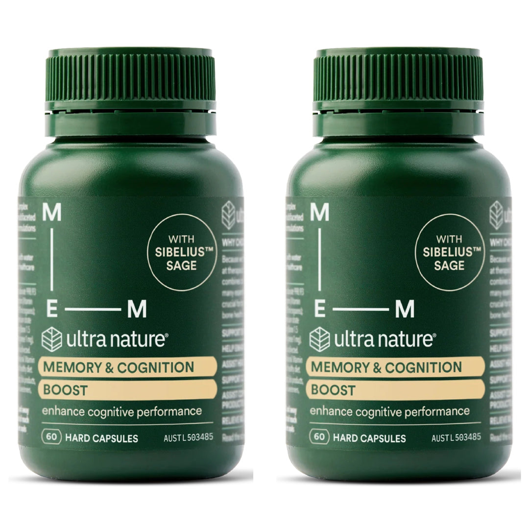Ultra Nature Memory &amp; Cognition Boost 60 Capsules