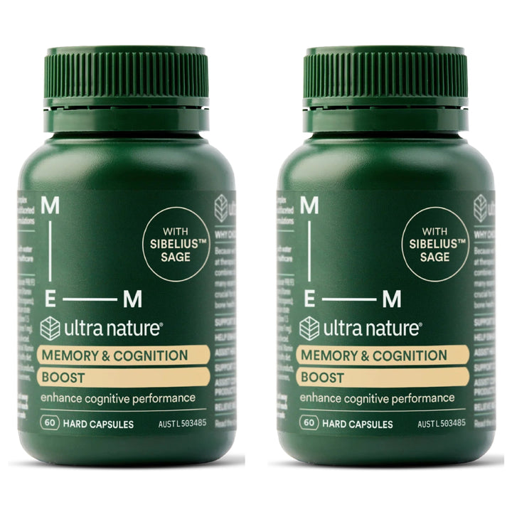 Ultra Nature Memory &amp; Cognition Boost 60 Capsules