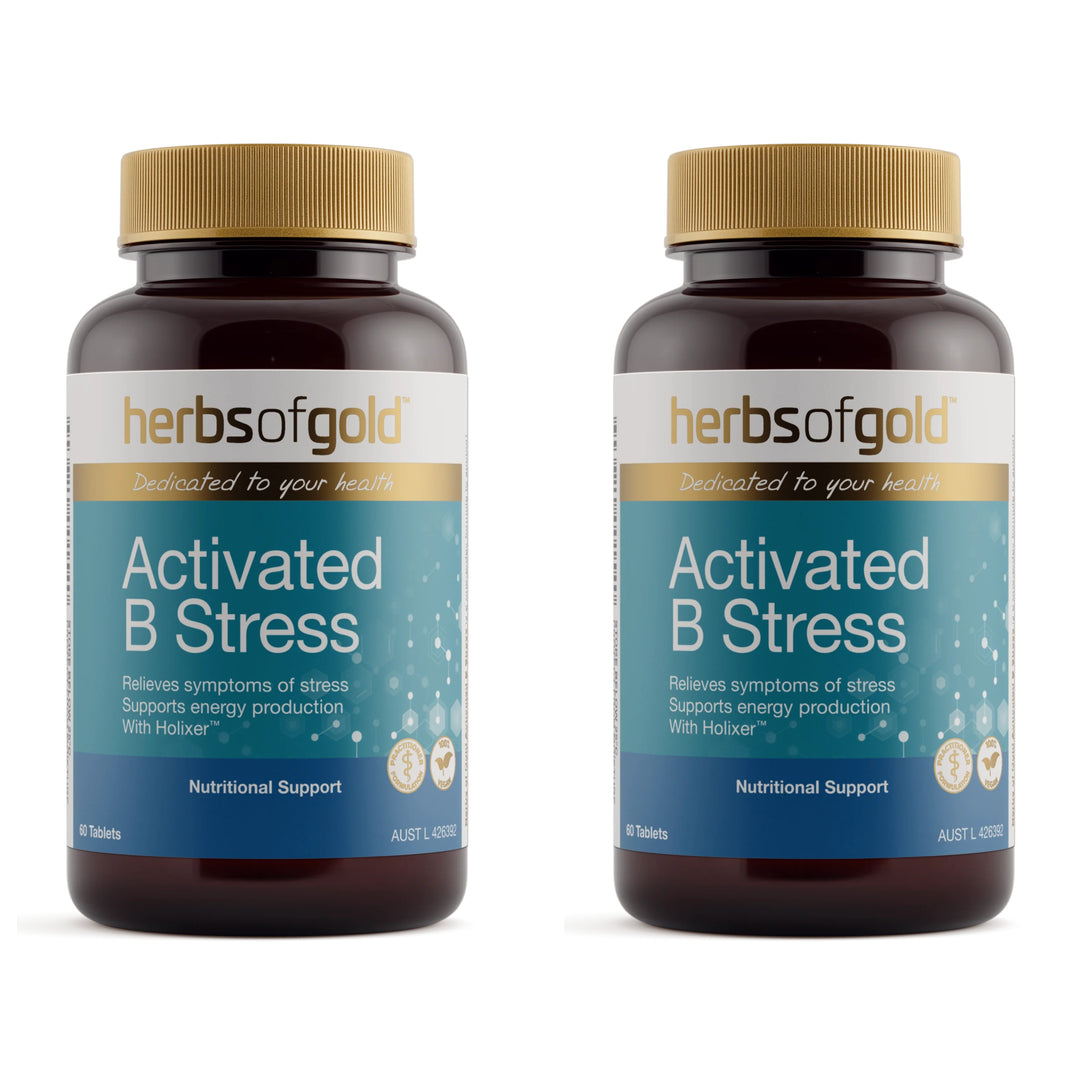 Herbs of Gold Activated B Stress 60 Tablets