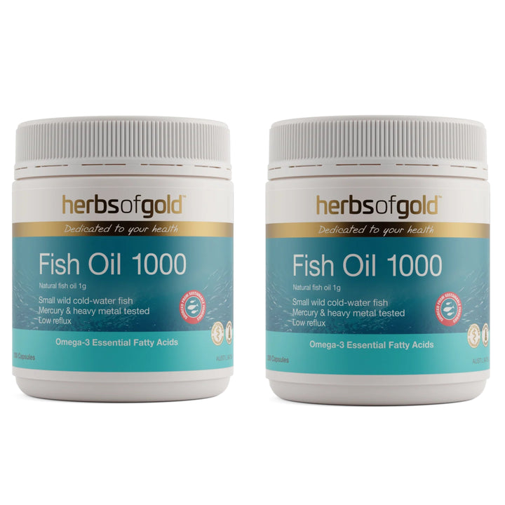 Herbs of Gold Fish Oil 1000 200 Capsules