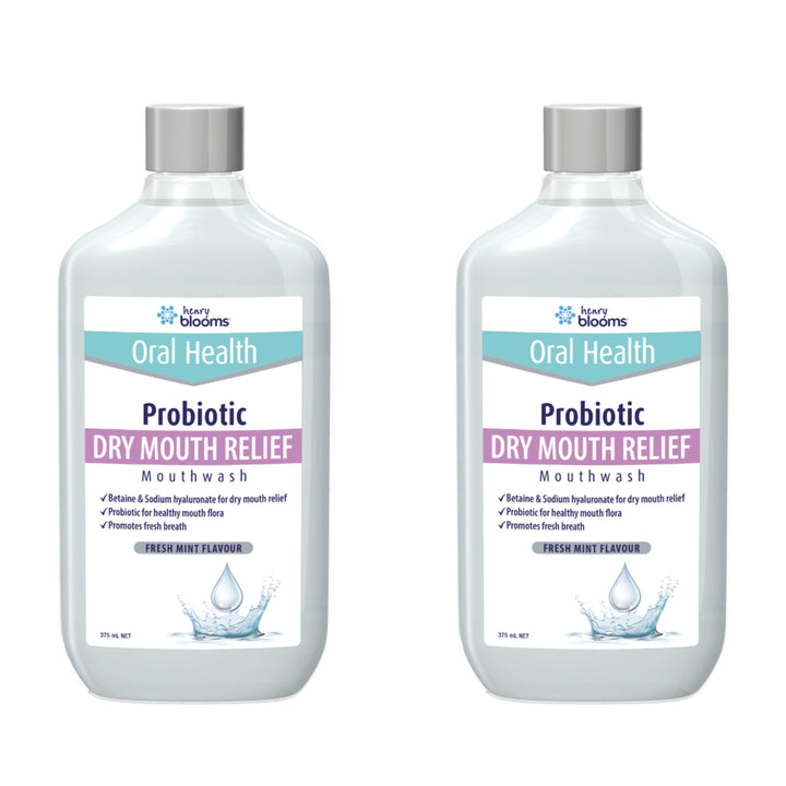 Henry Blooms Probiotics Mouthwash Dry Mouth Relief 375 mL