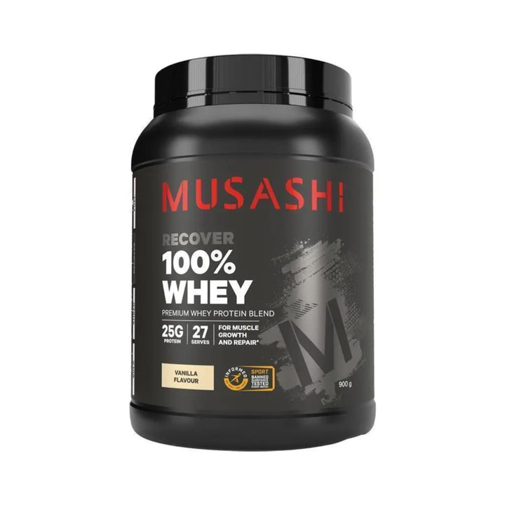 Musashi 100% Whey Protein Powder Vanilla 900 g
