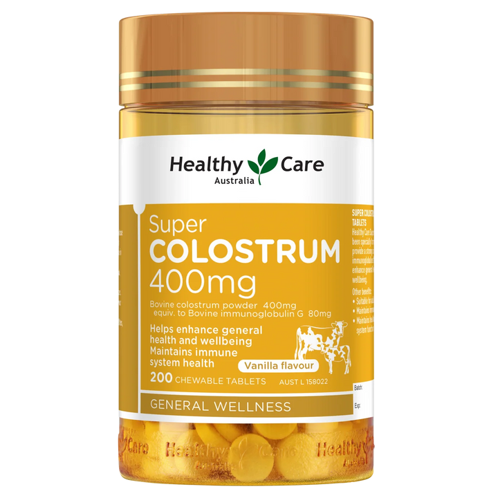 Healthy Care Super Colostrum 400mg 200 Tablets